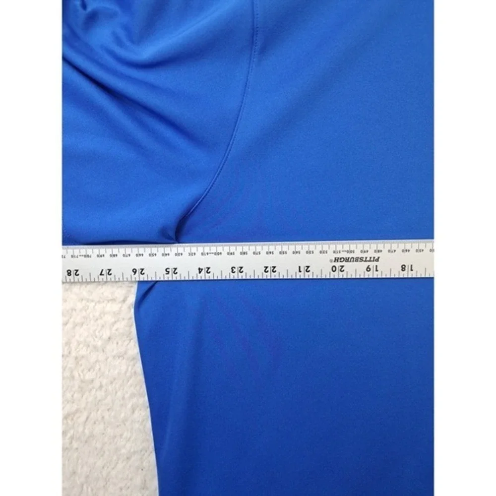 Nike Golf Dri Fit Polo Shirt Mens Size XXL Blue Swoosh